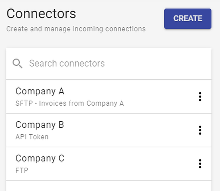 The Connectors List | DX2 Documentation